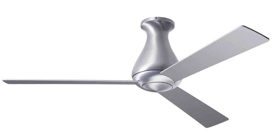 42" Modern Fan Company Altus Brushed Aluminum Hugger Ceiling Fan (Wall Control) - Image 1 of 2