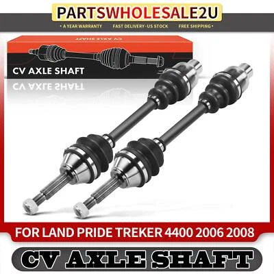 Conjunto de eje CV trasero izquierdo y derecho 2 piezas para Land Pride Treker 4200/4400 18 estrías Foto 1 de 4