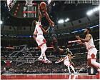 Lonzo Ball Chicago Bulls Autographed 8x10 Block vs. Houston Rockets Photograph