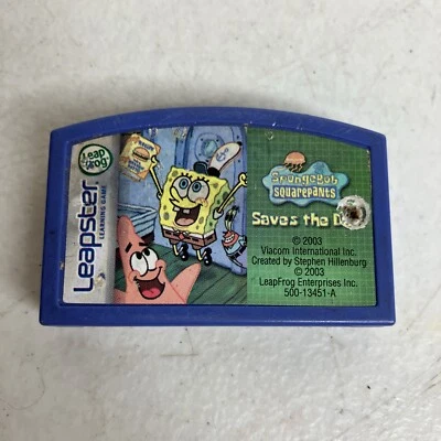 Leap Frog Leapster Spongebob Squarepants Saves The Day Cartridge - Image 1 of 4