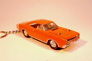 keychain '69 CHARGER R/T 1969 orange Charger R-T 440 key chain - Picture 1 of 4