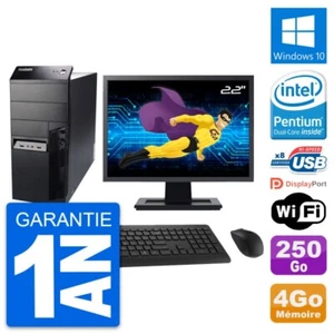 Pc Tour Lenovo M91P Schermo 22" Intel G630 Ram 4Go Disco 250Go Windows 10 Wifi - Foto 1 di 3