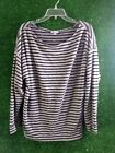 White Birch Long Sleeve Black And White Blouse Size Large