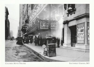 *Missouri Postcard-"The Columbia Movie Theatre"  *SW Garden/Missouri - Picture 1 of 2