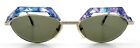 ROBERT LA ROCHE Vintage Sonnenbrille Mod. S89 VIENNE Blau Lila 90er Muster