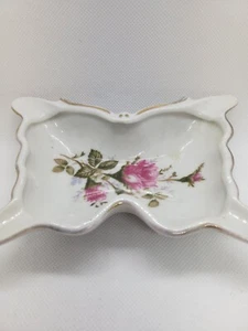 Vintage Moosrose Schmetterlingsschale - Bild 1 von 4