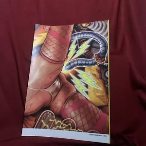 Rockin Jelly Bean PECHICO/ NAUGHTY ROBOT pt. 2 Poster Print Lowbrow 15” X 10” - Picture 1 of 4