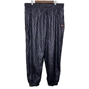 Pantaloni Nike Zebra Print viola larghi abbigliamento sportivo Icon Clash allover taglia XL nuovi con etichette - Foto 1 di 9