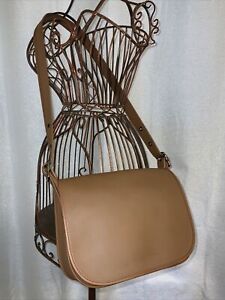 COACH SADDLE Glovetanned Leather Saddle Bag Crossbody Shoulder 55298