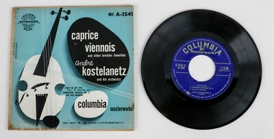 Caprice Viennois  and Other Kreisler Favorites Columbia Records 45 RPM - A 1541 - Image 1 of 2