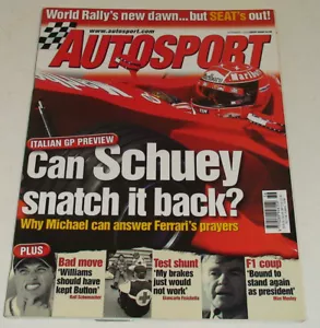 Autosport Rivista Settembre 2000 - Italiano Gp Anteprima - Picture 1 of 1