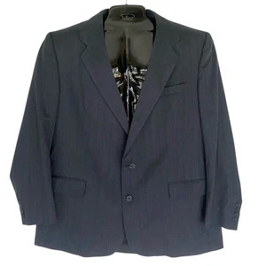 Christian Dior Monsieur Wool Dark Bluish Gray Subtle Stripe Suit 48L Designer - Picture 1 of 12