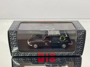 RIO SL023 CITROEN ID 19 BREAK POMPE FUNEBRI HEARSE -BLACK 1:43- GOOD IN BOX - Picture 1 of 8