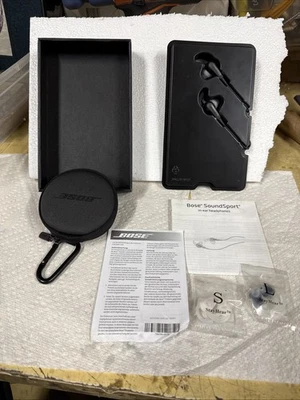 Auriculares Bose SoundSport IE 741776-0140 negro carbón - nuevos caja abierta sin caja Foto 1 de 4