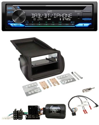 JVC Bluetooth Lenkrad USB DAB CD Autoradio für FIAT Fiorino ab 2008 - Bild 1 von 4