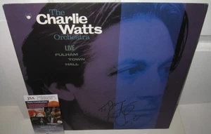 CHARLIE WATTS SIGNED LIVE AT FULHAM TOWNHALL ALBUM ROLLING STONES AUTOGRAPH JSA - Picture 1 of 4