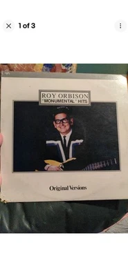 Roy Orbison Monumental Hits Lp vinyl album Aus press 1989 Near Mint AX 701466 - Image 1 of 3