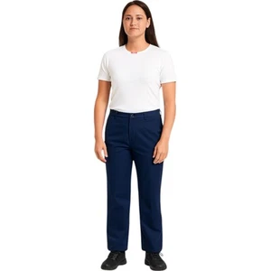 Womens Hard Yakka Drill Pant Pants Tradie Trade Navy Ladies Pockets Construction - Picture 1 of 4