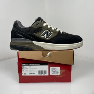 New Balance Numeric 933 Andrew Reynolds Black Olive NM933BST Men’s Size 9.5 - Picture 1 of 7