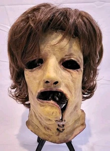 Texas Chainsaw Massacre TCM Leatherface Mother Mama Old Lady Mask Wig - Picture 1 of 6
