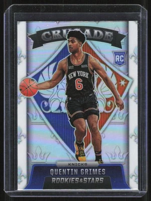 2021-22 Panini Chronicles Crusade Silver Quentin Grimes Rookie New York Knicks - Image 1 of 2