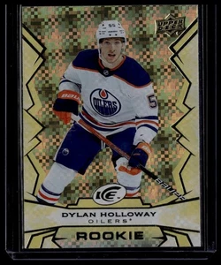 2022-23 Upper Deck Ice #101 Dylan Holloway Gold - Picture 1 of 2