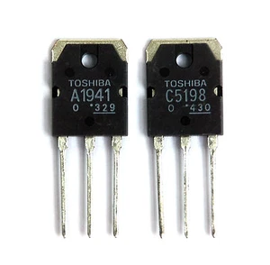 1pair NPN PNP Complementary Transistor 2SC5198 2SA1941 Toshiba Japan - Picture 1 of 1