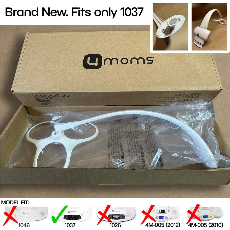 Barra de juguete móvil brazo de plástico 4moms mamaRoo columpio repuesto OEM columpio piezas Foto 1 de 2