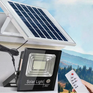990000000LM Lamparas Luz Led Solares Luces Para Exterior Patio Sensor De light - Picture 1 of 12