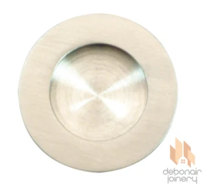 Hafele Round Pull Handle Flush Ø 65 Mm Stainless Steel Recessed Sliding Door - Picture 1 of 3