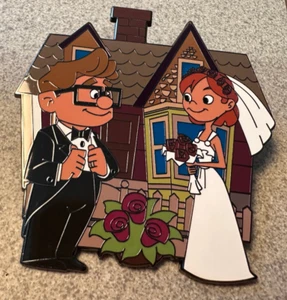 PIN UP ELLIE & CARL FREDRICKSEN WEDDING DAY 3" JUMBO FANTASY HOUSE - Picture 1 of 3
