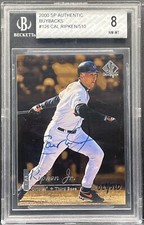 2000 SP Authentic Buybacks #126 Cal Ripken #/510 On-Card Autograph BGS 8 10 AUTO