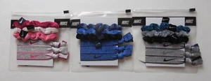 Nike Elastic Ponytail Holder Velvet Assorted 6Pk With Pouch Set of 3 Lots #6 - Picture 1 of 3