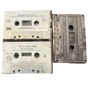 ROB BASE & DJ E-Z ROCK IT TAKES TWO The 2 Live Crew Freak Nasty Da Dip Cassettes - Picture 1 of 2