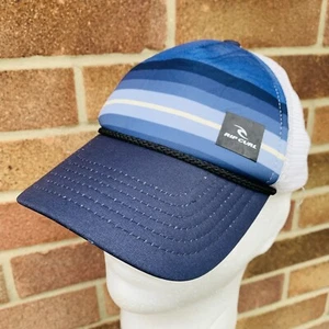 Gorra/sombrero de béisbol junior a rayas azules RIP CURL - ajustable para niños - Imagen 1 de 4