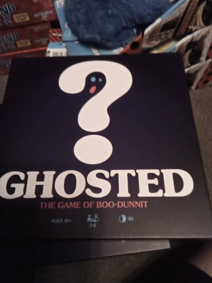 Ghosted The Game Of Boo-Dunnit 3-6 Players Age 10+ Brand New Factory Sealed - Image 1 of 1