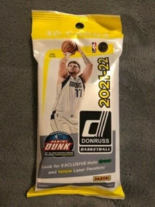 2021-22 Panini Donruss NBA Basketball 30 Card Cello Fat Pack Factory Sealed New - Picture 1 of 1