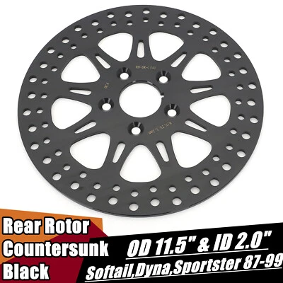Rotor de freno trasero de 11,5" para Harley Softail Springer FXSTS Fat Boy FLSTF 1987-1999 Foto 1 de 4