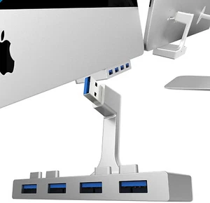 PLUG USB iMAC 21,5" 27" ADATTATORE SLIM HUB PORTA ANTERIORE SLOT SDOPPIATORE - Bild 1 von 1