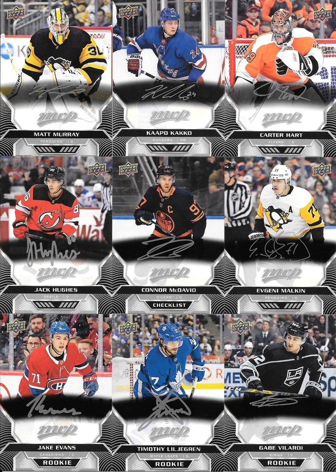 U PICK EM LOT 2020-21 20-21 Upper Deck UD MVP Silver Script Base RC SP cards - Image 1 of 1