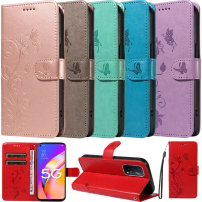 Shockproof Case Wallet Stand Cover For Oppo A38 A58 A98 5G A78 4G A54 A57 A96  - Image 1 of 4