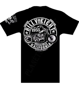 T-shirt Billy Eight Kustom Shop Kalifornia 100% Coton đ4a. - Bild 1 von 2