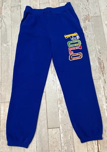 Polo Ralph Lauren Sweatpants Blue Applique' Logo Jogger Youth Large (14-16) - Picture 1 of 14