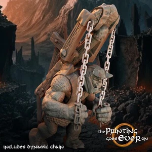 Troll con catapulta - Figuras de mesa de 28 mm - TPGEO Minis HDR D&D Pathfinder - Imagen 1 de 1