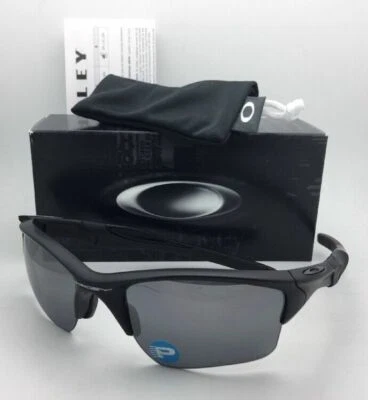 偏光 OAKLEY 太阳镜半夹克 2.0 XL OO9154-46 哑光黑色带铱 — 第 1/4 张图片