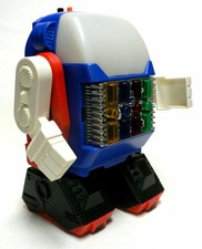 1983 JW LAMBDA-I SPACE MUSIC ROBOT ~ 8" Tall ~ Walks, Plays Music ~ Brand New 