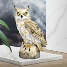 Resin Simulated Owl Decoy Statue Ornaments Bird Control Devices Durable