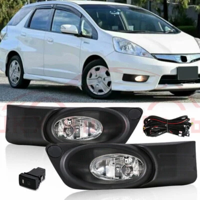 Parachoques delantero c luz antiniebla con cable de cubierta para Honda Fit Jazz Shuttle 2011-16 Foto 1 de 4