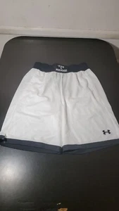 Under Armour Project Rock Iron Paradise White Shorts Men’s Sz Sm NWT 1361618-100 - Picture 1 of 7