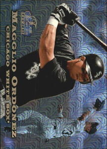 1998 Flair Showcase Row 0 White Sox Baseball Card #32 Magglio Ordonez /500